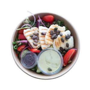 Sałatka z grillowanym Halloumi