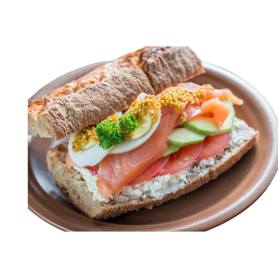 Kanapka Wędzony łosoś & jajko